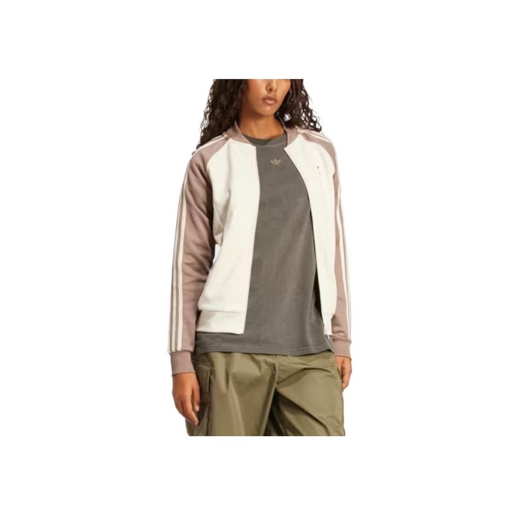 Adidas Originals Comfortable Breathable Quick-Drying Skin-Friendly Short Sleeve T-Shirt Women Tops Dark-Brown JI5729