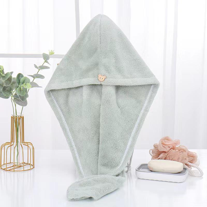 Double-Layer Quick-Dry Hair Towel Cap - Super Absorbent & Thick