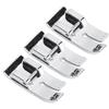 3Pcs Linear Presser Foot Wear Resistance Stainless Steel Sewing Tools for Replace Old Sewing Machine Accessories