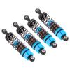 4 PCS 75mm RC Car Oil  S Aluminum Alloy Damper Set for 1/10 Scale RC Cars