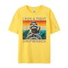 Gestisco un naufragio stretto Capitan Procione Divertente Vintage Carino T-shirt Oversize Regali da Uomo