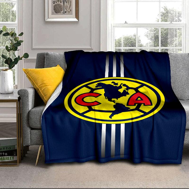 Club America Emblem Portable Blanket/Soft Blanket Bedding Blanket Suitable for Travel Camping Living Rooms Offices Sofas Fan Gifts