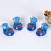 4Pcs Dog Shoes Paw Protection Anti-Slip Sole Adjustable Dog Boots Small Medium Large Dogs Breathable Dog Sandals