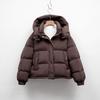 Pinghu Short Down Jacket Women's Winter New Regular Simple Hooded Small Warm Bread Jacket