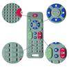 Silicone Baby Teether Soothing Teether Early Educational Sensory Toys for Infant Teether Remote Control Shape