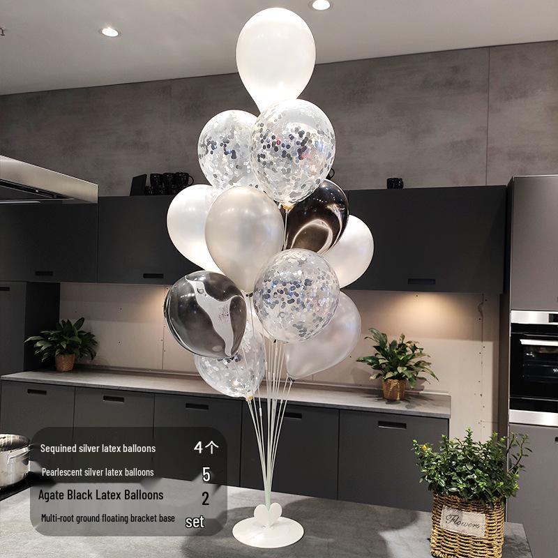 Floating Balloon Stand for Weddings and Birthdays: Room Decoration and Party Pillar.