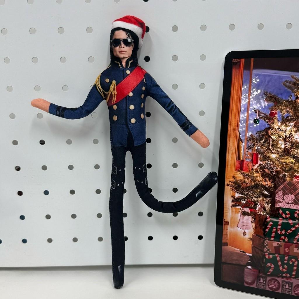 Michael Jackson Christmas Plush Collectible With Poseable Skeleton For Fans