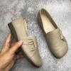 Middle-aged and Elderly Shoes Non-slip Plus Size Women's Shoes Flat Shoes Round Toe Soft Soles, Soft Leather Women's Single Shoes