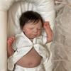 19 Inch Sleeping Reborn Baby Dolls Real Like Silicone Full Body Washable Simulation Doll Pascale Poseable Limbs Newborn Dolls for Kids Christmas Gifts