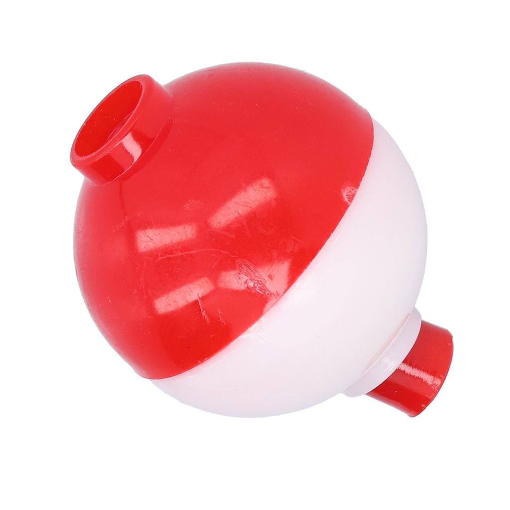 Fishing Ball Shaped Floats ABS Round Buoy Bobbers Fishing Bait Accessories Red White45mm1.8in