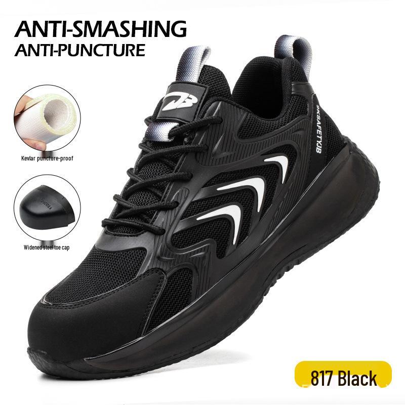 

Four Seasons Steel Toe Anti-Puncture, Wear-Resistant Work Shoes – Anti-Slip, Comfortable Safety Footwear