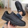 Men's Shoes Trendy Faux Leather Flat Heighten Skate Shoes Wear Resistance Non Slip Lace Up Sneakers Hot Sell Designer Shoes Men