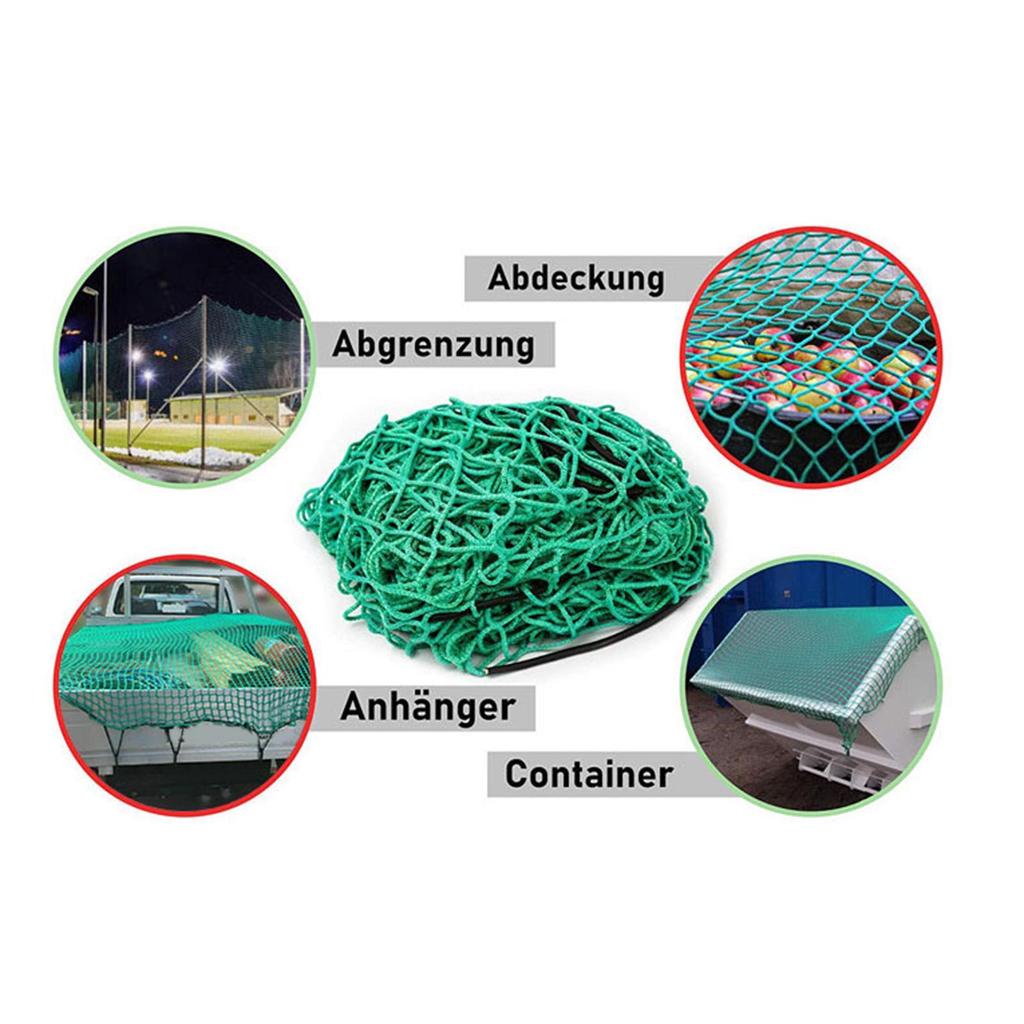 Bungee Cargo Net 6.5’ X 9.8’ Mesh Net Carabiners Pickup Fit for Boat RV