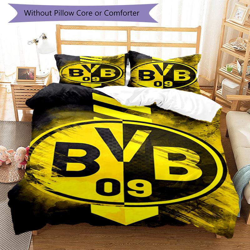 3pcs BVB Bedding Set Duvet Cover Closure Includes 1 Duvet Cover & 2 Pillowcases, Soft and Comfortable for All Seasons.