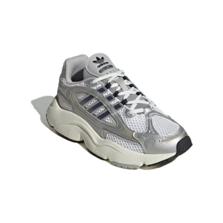 Adidas Ozmillen J Silver White Black Kids Sneakers Cloud-White Core-Black Off-White IF6590