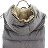 DUVETICA Down Vest 40 Gray Hood Women Used