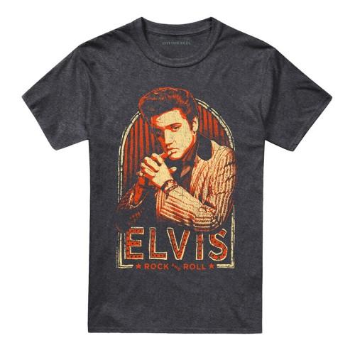 Elvis Presley Unisex Adult Stripes T-Shirt