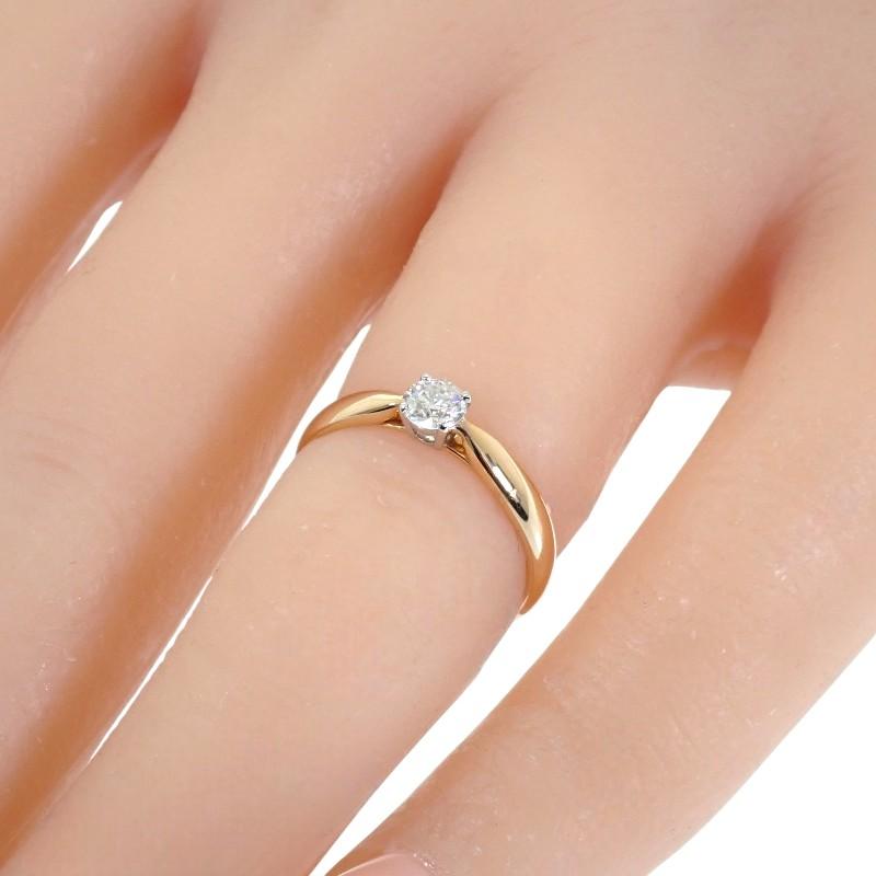 TIFFANY&Co.  #8(JP Size) Ring K18 Pink Gold/Pt950Platinum Women