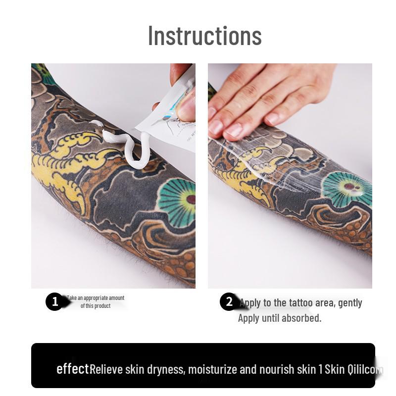 Tattoo Maintenance Cream - Moisturizing, Nourishing, Color Protection and Repair.