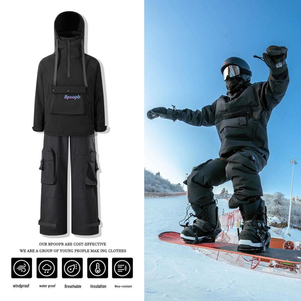 Northeast Outdoor Windproof Waterproof Ski & Work Pants, Versatile for Men & Couples - Winter Trendy Brand