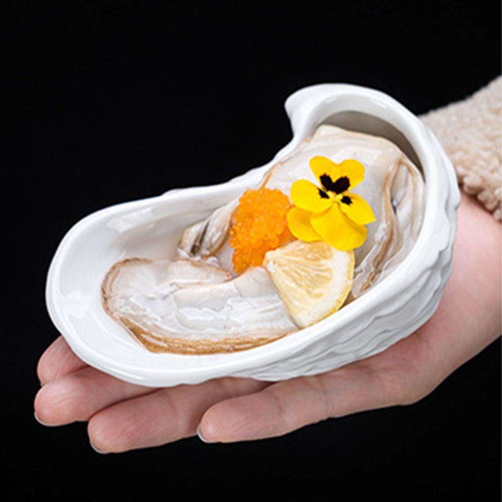 Irregular Sushi Sashimi Plate Exquisite Storage Dish Japanese Cuisine Oyster Plate  Salad