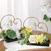 1Pc Nordic Artificial Flower Iron Storage Ornaments Retro Love Ring Rack