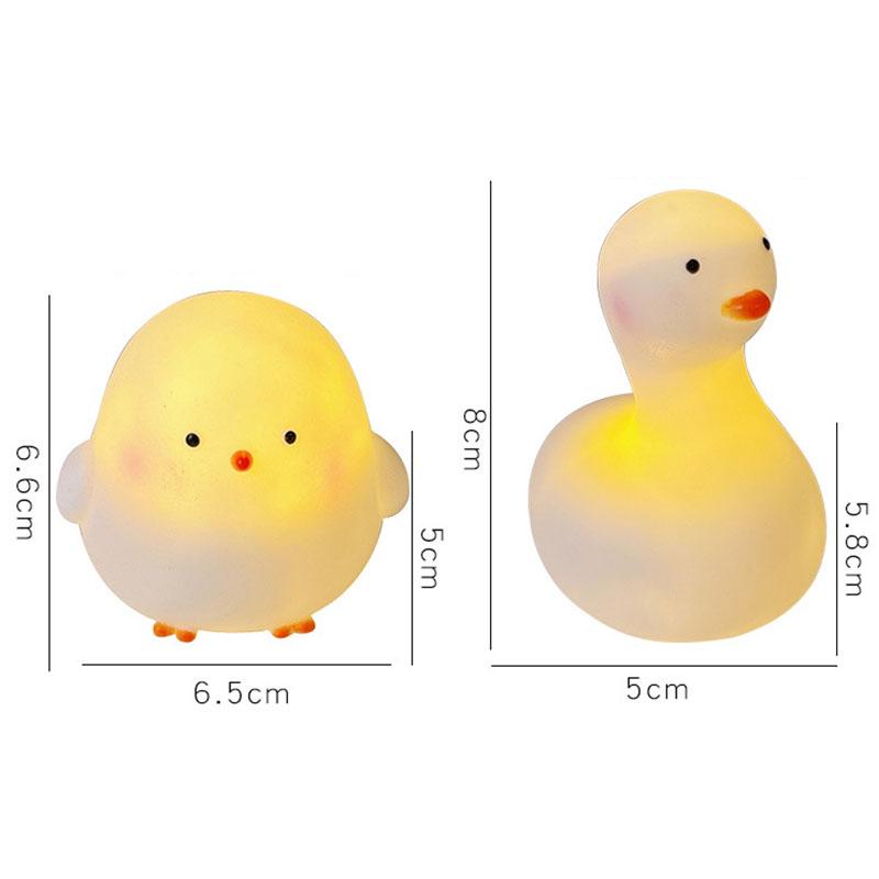 LED Night Light Cute Cartoon Night Lamp Baby Kids Room Desk Bedside Decoration Lamp