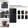 Funda Cartera de Cuero tipo Flip para Samsung Galaxy S23 Ultra con Ventana Inteligente para Uso de Negocios y Moda