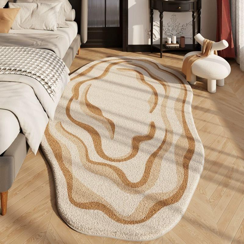 Light Luxury Living Room Decoration Plush Carpet Irregular Rugs for Bedroom Large Area Carpets Home Fluffy Soft Mat Lounge Rug