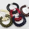 Trendy Personalized Design Big Small Round Bead Beaded Necklace Set Exaggerated Simple Fashion Choker Necklace For Women