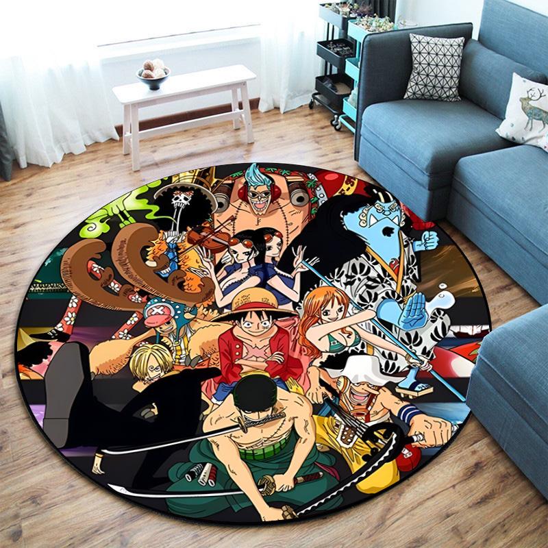 Scimmia D Carina. Tappeto Luffy dal manga giapponese ONE PIECE è morbido, per la casa, la camera da letto, decorazione zerbino, e tappeto antiscivolo E2