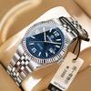 New 8181 Luxury Fashion Men's Quartz Watch, Sports Waterproof Night Light Calendar, Business Men's Quartz Watch