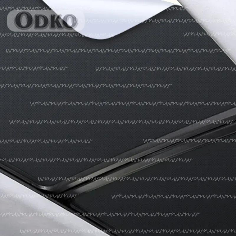 Roof Sunshade For GAC Trumpchi GS8 2022 2023 2024 Car Electrostatic Adsorption Sunroof Sunshade Skylight Blind Shading Sticker