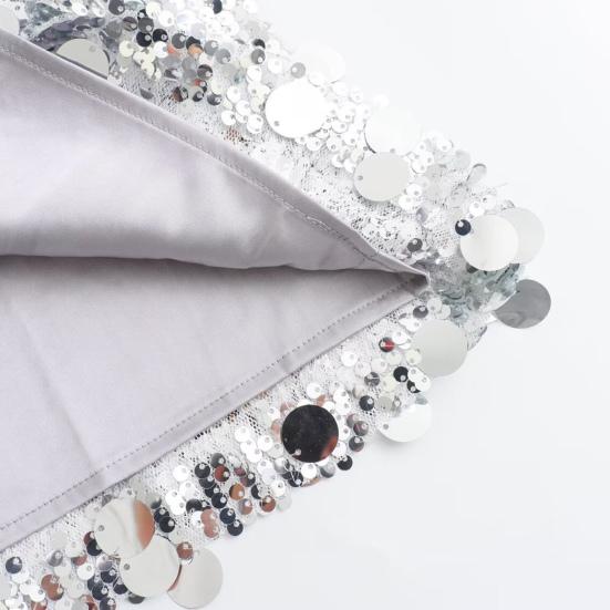 Women's Sequin Skirt High Waist Sparkly Bodycon Mini Skirt Glitter Stretchy Short Party Night