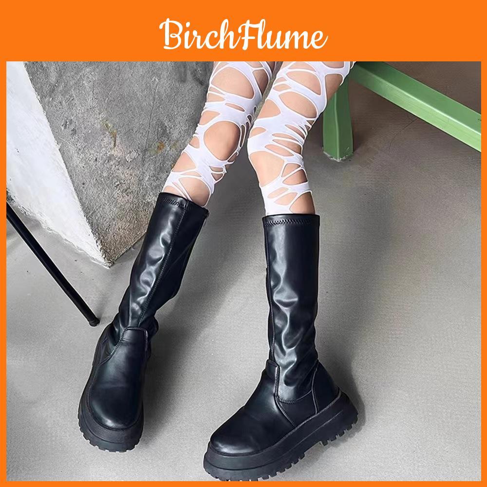 Collant da donna velati con design strappato e calze per spettacoli di danza in discoteca