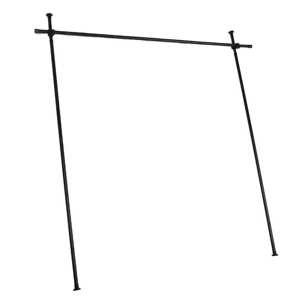 Room Divider Curtain Rod Carbon Steel Vertical Tension Rod for Room Separation   Partition Space Separator Curtain Stand