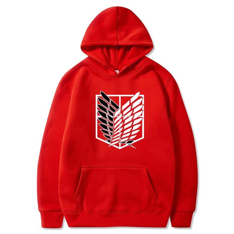 Women's Long Sleeves Japan Anime Attack on Titan Women Hoodies Autumn Winter Sweatshirts Hoodie Fashion Sweatshirts