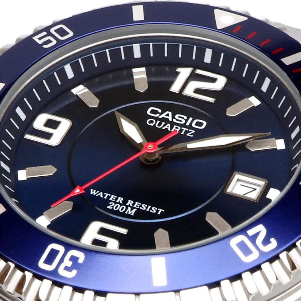 Casio Standard Men's Quartz Watch MTD-1053D-2AV 20 Bar Water Resistant Blue