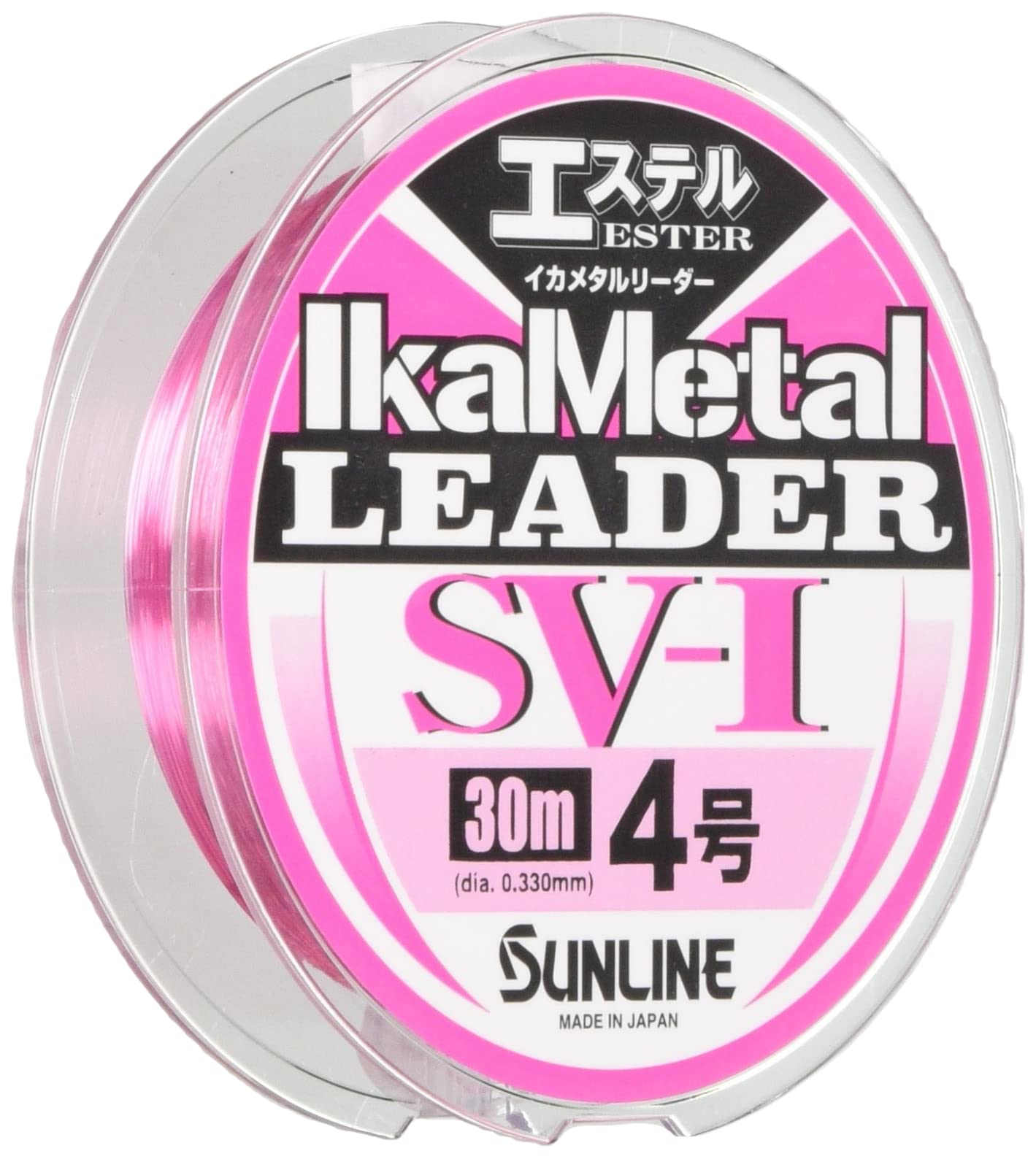 SUNLINE Squid Metal Leader Ester 30m Magical Pink SV-1 #4