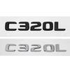 ABS Car Rear Trunk Sticker Auto Tail Letters Badge Emblem for Mercedes Benz C200L C220L C260L C300L C320L C Class Accessories