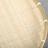 Handmade Decorative Bamboo Raft DIY Bamboo Basket Decor Ornaments Sieve Bamboo Raft Round Dustpan
