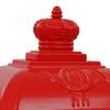 Aluminium Kolom Brievenbus Vintage Stijl Roestbestendig Rood