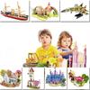 Kinder 3D Puzzle Papier DIY Lernspielzeug Kreatives Bauset für Kinder