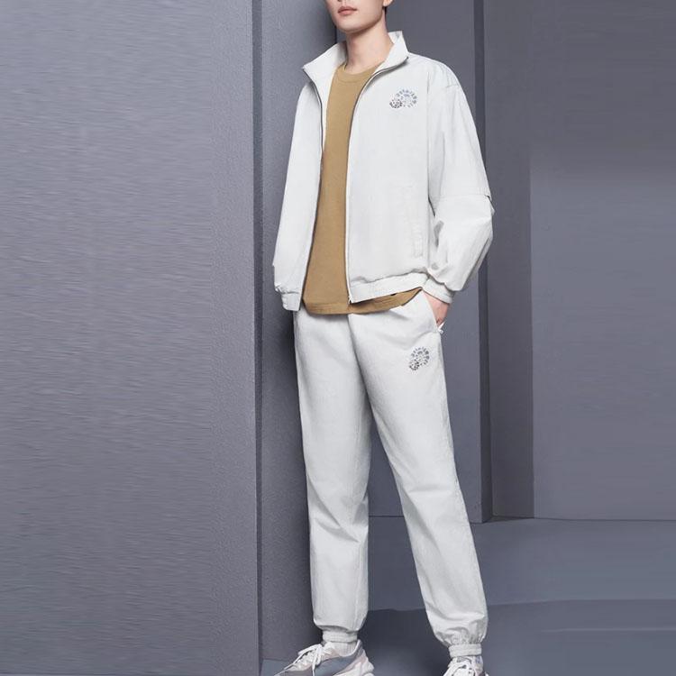 Li-Ning Water-Repellent Loose Sports Jacket Men Jackets Water-Gray AJDS339-1