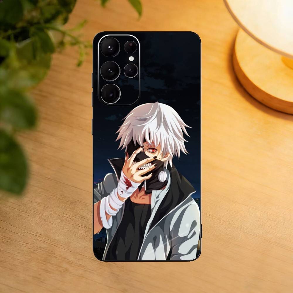 Tokyo Ghoul Kaneki Ken phone Case For Samsung S25,24,21,22,23,30,Ultra,20,Plus,Fe,Lite,Note Soft Black Cover
