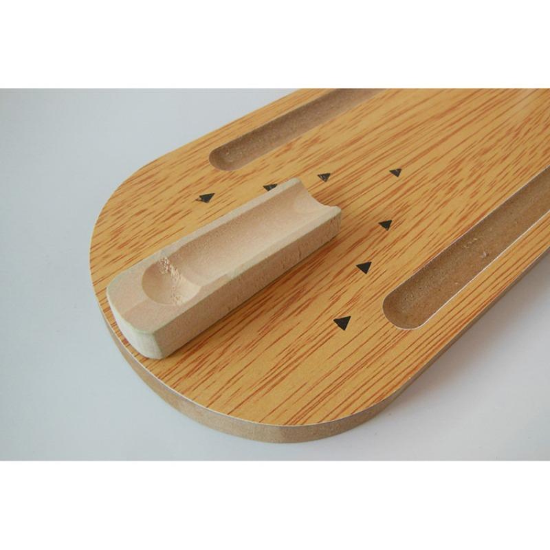 1SET Mini Bowling Table Games Wooden Children's Educational Innovative Toys Solid Wood Parent-Child Fun Balls