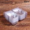 Clear Plastic Boxes With Lids 10/50pcs Disposable Bakery Containers for Fruit Salad Sushi Dessert Food Packaging