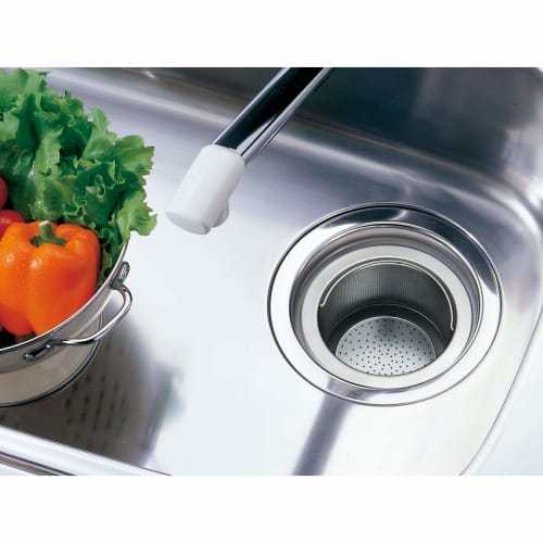 Belca (Belca) Stainless Steel Sink Drain Trash Bin, 135 Type, 13.4cm Diameter X 12.7cm Height, SP-108E, Made In Japan