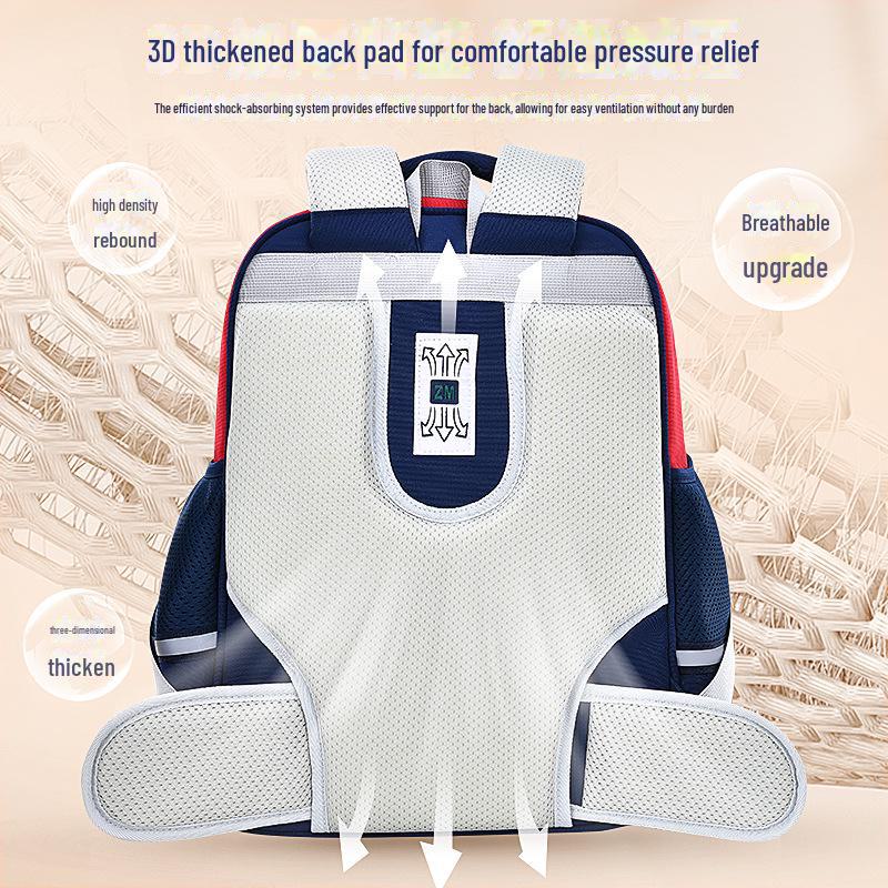 Sesame Baby Wear-Resistant Backpack for Boys & Girls, Grades 1-6, Large Capacity