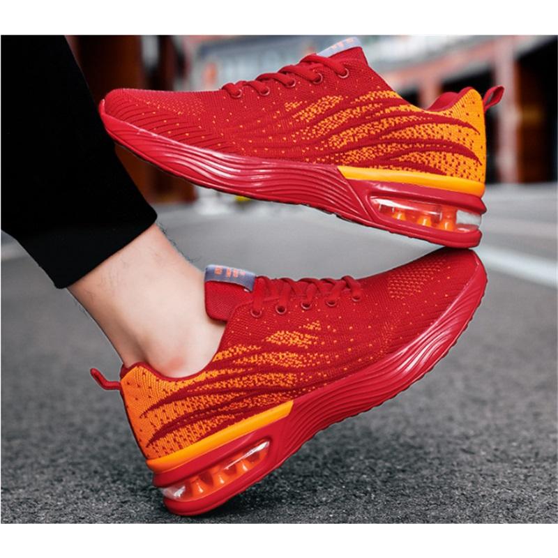 Frühling und Sommer Low-Top Luftkissen Mesh-Oberfläche Leichte Lässige Walking Sportschuhe